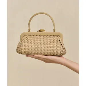 NEW | Cult Gaia Zuma Mini Woven Crossbody Tote Sand Top Handle Bag NWT $458 thumbnail 3