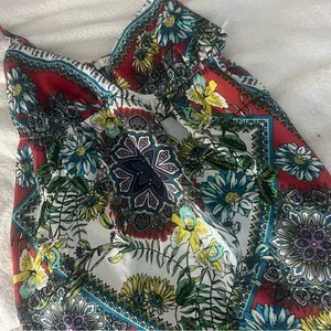 Forever 21 Multicolor Floral Top thumbnail 2