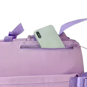 Andrea’s Deals NWT Travel Backpack, Multi-Pocket Waterproof College School Bag Lavender thumbnail 14