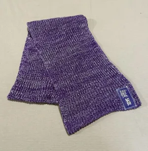 Love Your Melon Skol Vikings Purple And White Infinity Scarf 100%‎ Cotton thumbnail 1