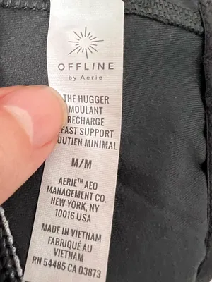 OFFLINE By Aerie Seamless Space-Dye Crop Tank - Navy thumbnail 6