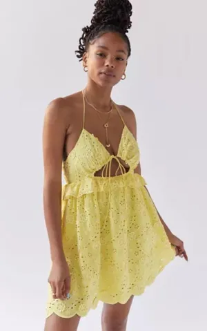 For Love And Lemons Natalia Mini Dress Large thumbnail 1