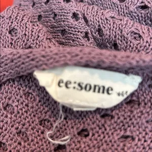 3/$15 EE:SOME purple sweater thumbnail 5