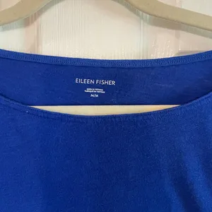 Eileen Fisher Fine Jersey Bateau Neck Tunic Size Medium thumbnail 4