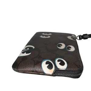 COACH Corner Zip Halloween Eyes Wristlet New with Tag MSRP $88 SOO very rare thumbnail 6