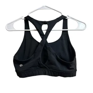 Lululemon Cross Back Bra Black 8 thumbnail 2