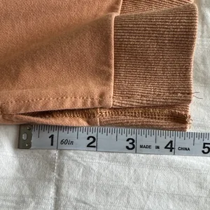 POL Women's Embroidered Design Faded Orange Brown Sweatshirt Size Large thumbnail 11
