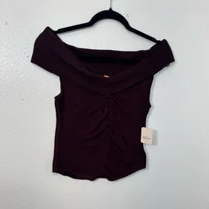 Free People Off-Shoulder Blouse thumbnail 3
