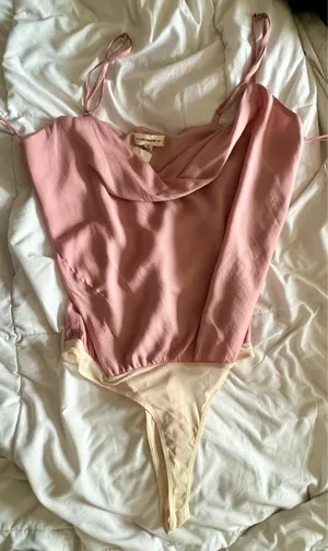 ee:some NWT Rose Cowl Neck Bodysuit thumbnail 1