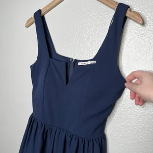 Francesca’s Miami blue eyelet trim dress size small thumbnail 4