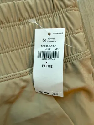 Old Navy Beige Wide-Leg Cropped Pants thumbnail 4