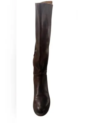Bed Stu Manchester Brown Leather Knee High Boots Size 8.5 Womens thumbnail 8