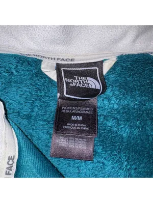 The North Face $120 Woman’s Medium teal fleece zip jacket Outdoor Or Casual thumbnail 7
