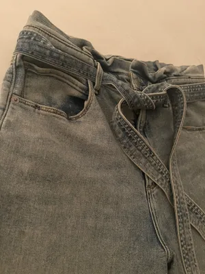 Abercrombie & Fitch Ultra High-Rise Tie-Waist Jeans 32/14 thumbnail 6
