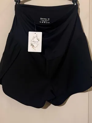 AMPOSH Women's Maternity Workout Shorts Over Belly Buttery Soft Athletic size M thumbnail 6