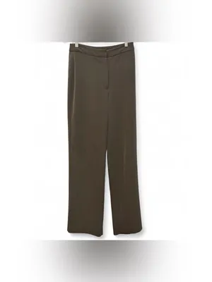 H&M Women’s High-Waisted Wide-Leg Crepe Trousers Size 4 thumbnail 2