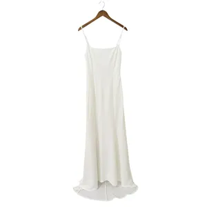 Lulus Blessed Romance White Sleeveless Button Back Mermaid Maxi Dress size XL thumbnail 3