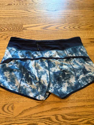 Lululemon Speed Short Naval Blue White thumbnail 2