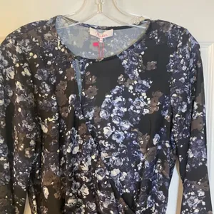 NEW with Tags Parker NWT Bluebonnet Asymmetrical Dress, Size X-Small, MSRP $398 thumbnail 2