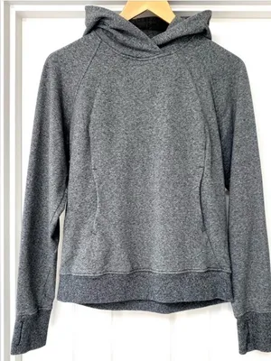 Lululemon Scuba Pullover Heathered Core Ultra Grey Size 6 thumbnail 2