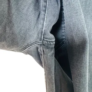 AllSaints Grace Slashed Skinny Jeans Washed Black Distressed‎ Raw Hem W27 L26.5 thumbnail 9