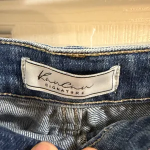 KanCan Distressed Mom Fit Blue Boot Cut Jeans thumbnail 6
