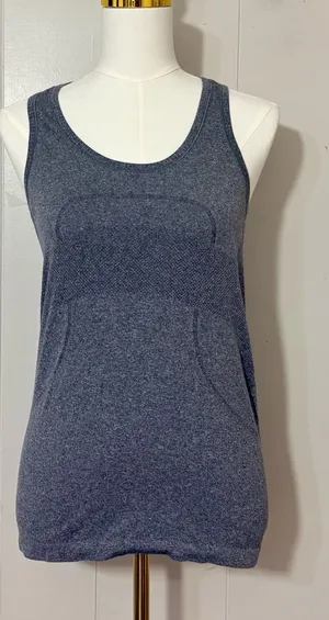 Lululemon Swiftly Tech Racerback Tank Top Gray Size 8 Seamless Running Athletic thumbnail 1
