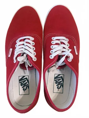 Vans Old Skool Red Canvas Lace-Up Low Top Sneakers Women's 8.5 thumbnail 7