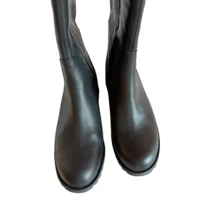 Timberland Boots Womens Size 11 Black Leather Knee High Riding Boot Side Zip thumbnail 12