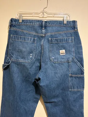 Gap Work Force High Rise Carpenter Jeans Medium Indigo thumbnail 8