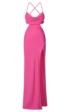New Showpo Reviena Maxi Dress Cut Out Cowl Neck Dress Size XS thumbnail 7