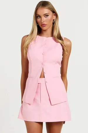 SHOWPO. - Desi skirt and top SET size 4 color pink thumbnail 4