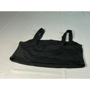 OFFLINE by Aerie Real Me Recharge Sports Bra Black Ribbed Adjustable Straps M thumbnail 2