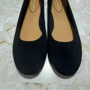 Hush Puppies Bounce Navy Suede Flats Size 10 Workwear Casual Minimalist Comfort‎ thumbnail 2