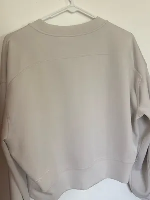 lululemon softstreme crewneck cream sweater thumbnail 3