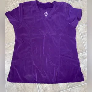 Purple Women's Scrub Set thumbnail 6