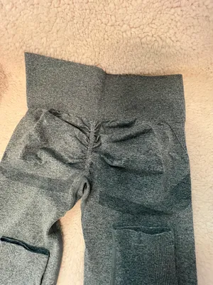 Workout Yoga Athletic Leggings Heather Blue Size thumbnail 10