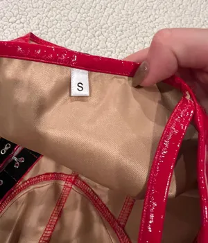 Amazon Red Corset Top thumbnail 2