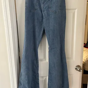 SHEIN Blue Flare Distressed Jeans thumbnail 2