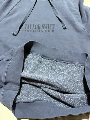 Taylor Swift washed Blue Pullover Hoodie The Eras Tour 23-24 large thumbnail 8
