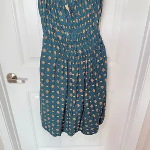 Free People Clementine Emerald Green Mini Medium Dress Whimsigoth Indie Sleaze thumbnail 9