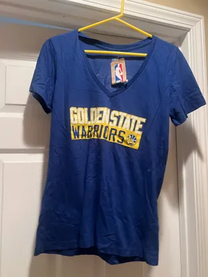 Majestic Jersey Tee Golden State Worries Steven Curry thumbnail 1