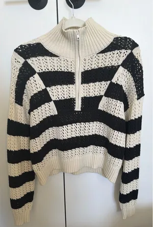A new day quarter zip sweater  thumbnail 1