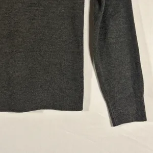 Arach Cloz Cozy Cloud Minimalist Mock Neck Knit Sweater Charcoal Gray Small‎ NWT thumbnail 6