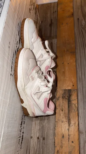New Balance 550 Sea Salt Pink Granite Ivory Leather Women's Sneakers BBW550HL thumbnail 3