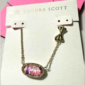 Love Shack Fancy X Kendra Scott Sunny Meadow Ditsy Purple Iris Heirloom Illusion thumbnail 2