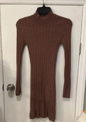 Abercrombie Women's Mockneck Mini Sweater Dress thumbnail 3