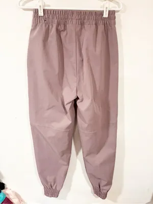 Nike Women Swoosh High Rise Woven Jogger Activewear Purple Size Small thumbnail 5