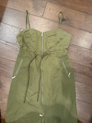 Future Collective Women's Nylon Zip-Front Midi Dress Size Small - C66-011 thumbnail 3