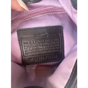 Coach Penelope F15513 Signature Y2K Turnlock Crossbody Shoulder Bag Black thumbnail 14